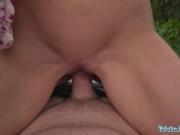 Public Agent she show off her wonderful ass and is fucked outdoors 13/16