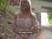 Public Agent she show off her wonderful ass and is fucked outdoors 2/16