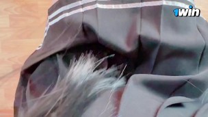 recorded a video in class 😨 masturbates with panties in first person