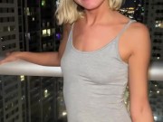 Evening Meet Up With Cute Blondie 11/16