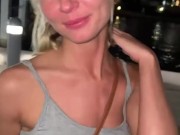 Evening Meet Up With Cute Blondie 6/16