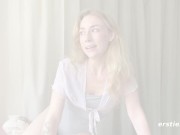 Ersties - Sexy American Babe Stella A Grinds Her Soft Pussy Into the Table 6/16