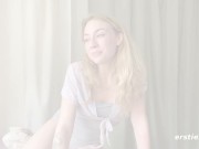 Ersties - Sexy American Babe Stella A Grinds Her Soft Pussy Into the Table 9/16