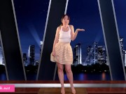 Nude news with a naked Jeny Smith. Casting. 1/16