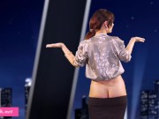 Nude news with a naked Jeny Smith. Casting. 8/16