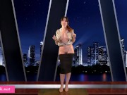 Nude news with a naked Jeny Smith. Casting. 9/16