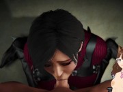 Lyon puts his huge cock in Ada Wong's mouth from Resident evil 4 (Parody animation) - Jazziuu 14/16