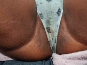 The SMELL of My DIRTY PUSSY and BUTTHOLE was Too Much for Him to Handle.......🤭👙👅 1/16