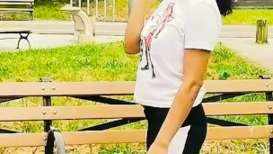 MANHATTAN PARK NEW YORK CITY NYC SOLO FEMALE WALKING NUDE AND NAKED