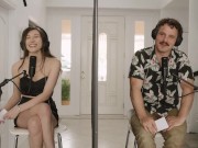 Eager Brunette Maya Wolfe Can't Wait To Fuck Her Blind Date Robby Apples 5/16