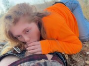 Trophy Redhead Sucking Cock in the Woods gingergrip 6/16