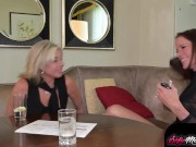 Lesbian Stepsisters Reunites In Bed 2/16