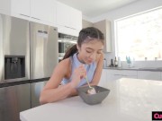 CUM DRAIN! Latina Slut Squeezes Out Every Drop 1/16