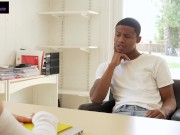 Redhead Slut Dani Jensen Gets On Her Knees For Big Black Dick 3/16