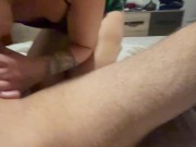 She felt horny, I unloaded in her mouth 4/16