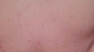 Huge black dildo lots of fun with a little piss Solo Male Anal Masturbation