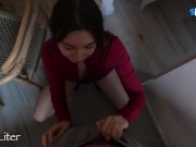 The seductive babe straddled my dick and fucked me till the last drop 2/16