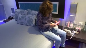 I get dressed to go to the motel with my friend's stepson to teach him the art of sex