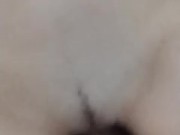 I give my boyfriend's cock a blowjob and he fills me with milk