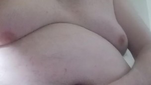 Sean snifffing n rubbing week old gym brief