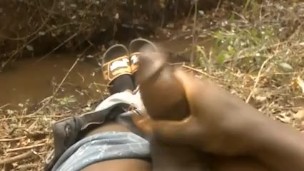 (SO SCARY) ALMOST CAUGHT BY A RANGER JERKING OFF IN THE WOODS