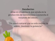 💦 ¿Quieres eyacular más y mejor? En este video te muestro 5 alimentos increíbles que pueden ayudart 4/16