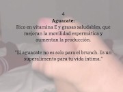 💦 ¿Quieres eyacular más y mejor? En este video te muestro 5 alimentos increíbles que pueden ayudart 5/16