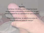 💦 ¿Quieres eyacular más y mejor? En este video te muestro 5 alimentos increíbles que pueden ayudart