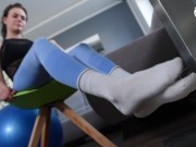 Dirty socks girls from Czech Soles (foot worship, foot smelling, worn socks, sexy feet, soles) 9/16