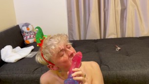 POV: elf twink plays with candy canes for you
