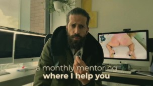 Sara Blonde en su pimer casting porno