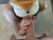 Sucking My Hot Neighbours Teenie Cock - whilst my BF is out.! 8/16