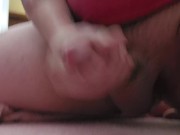 Solo masturbating, almost caught jerking off 14/16