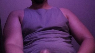 Eating my huge headed cock cum (full on 0nlyf@n5)