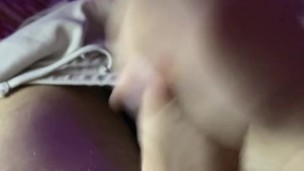 I jerk off my uncircumcised dick while the neighbors are home