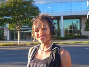 Fit Latina Babe With A Tight Pussy & Bubble Butt Got A Huge Load After Jogging 1/16