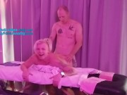 Happy ending  massage for her - fucked her so hard, that she squirt all over the room 9/16