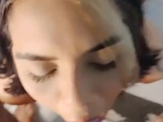 MARRIED GAVE ME A GREEDY BREAKFAST UNTIL HE GOT A CUM IN THE MOUTH 16/16