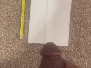 How Far Can I Shoot My Cum!? 4/16