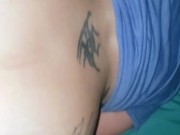 Fat ass milf taking big dick pov