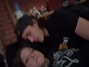 I FUCKED MY HUSBAND’S BEST FRIEND! His best friend fucks me while my husband is upstairs 13/16