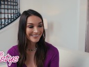 TWISTYS - Watch Runaway Bride Ella Reese And Katrina Colt Scissor On The Dining Room Table 2/16