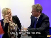 Fake Driving School Married couple having sneaky sex in the car 1/16