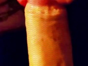 Crazy, dreamy, slowly close-up blowjob by milf , cum in mouth 11/16