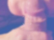 Crazy, dreamy, slowly close-up blowjob by milf , cum in mouth 15/16