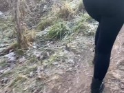 Met a girl in the woods and teased her in the ass 2/16