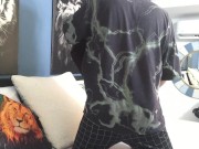 Horny guys fuck and make video, delicious blowjob and riding 1/16