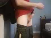 Big Dick fucks pillow and cums 3/16