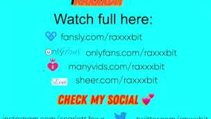 Teasing him More on OF Raxxxbit