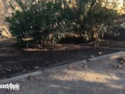 Double cumshot on holidays and public cumwalk with my fit girlfriend 16/16